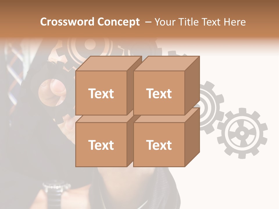 Target Gain Showing PowerPoint Template
