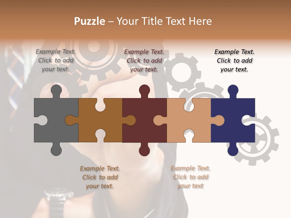 Target Gain Showing PowerPoint Template