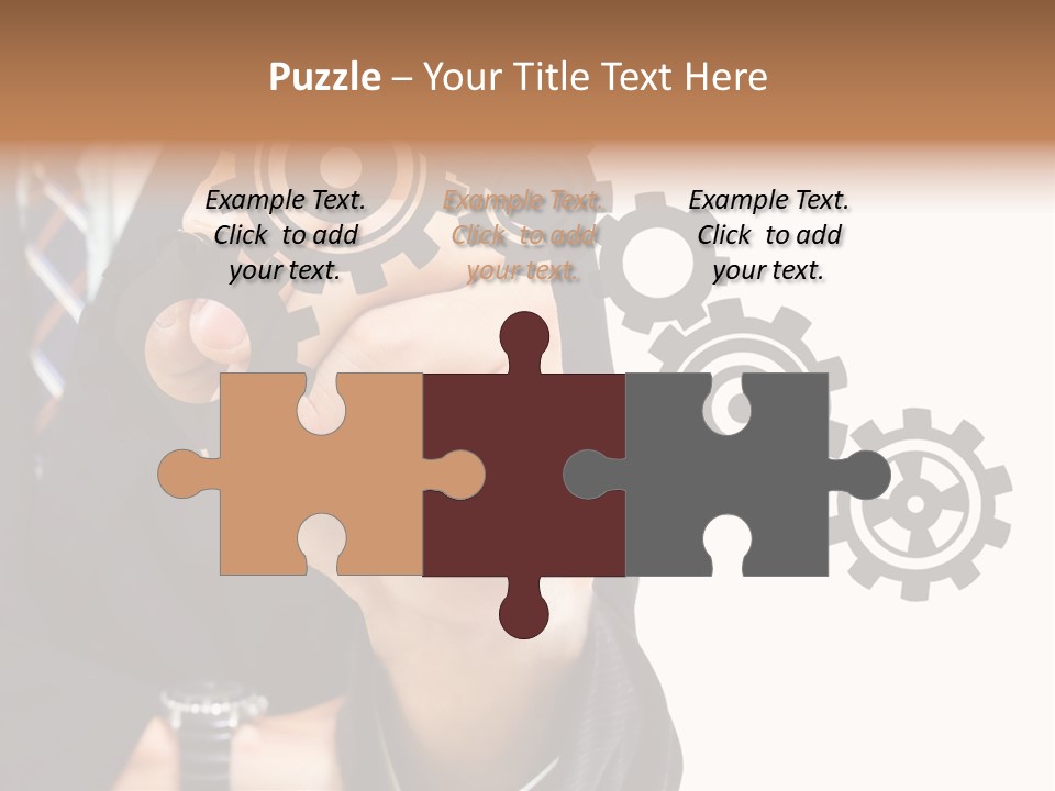 Target Gain Showing PowerPoint Template