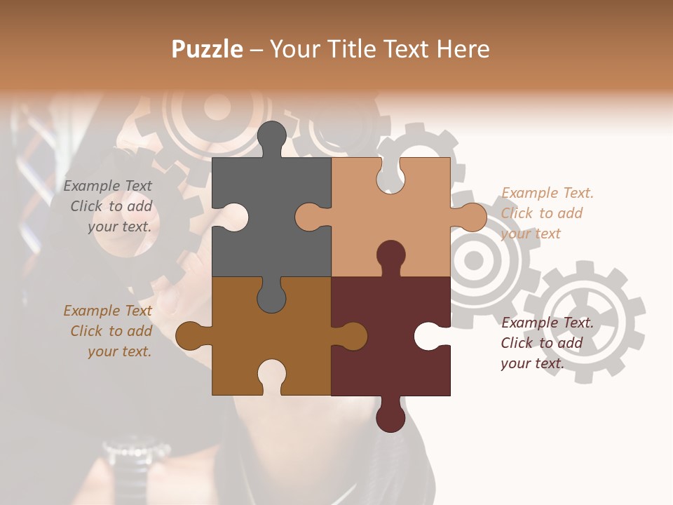 Target Gain Showing PowerPoint Template