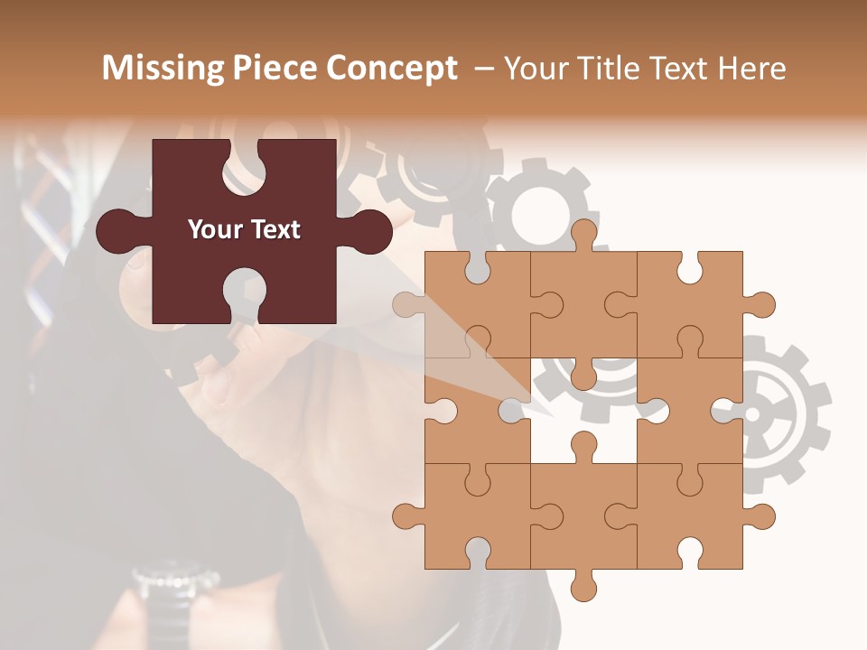 Target Gain Showing PowerPoint Template