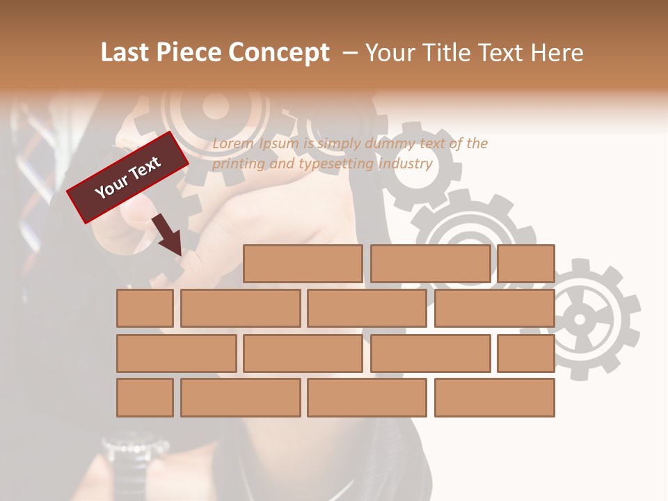 Target Gain Showing PowerPoint Template