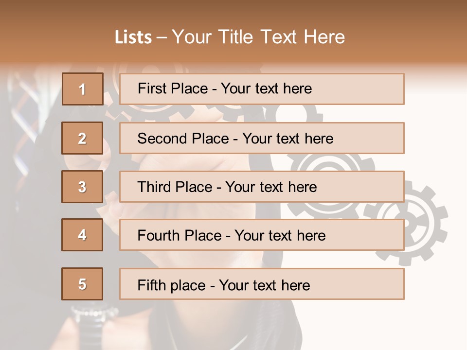 Target Gain Showing PowerPoint Template