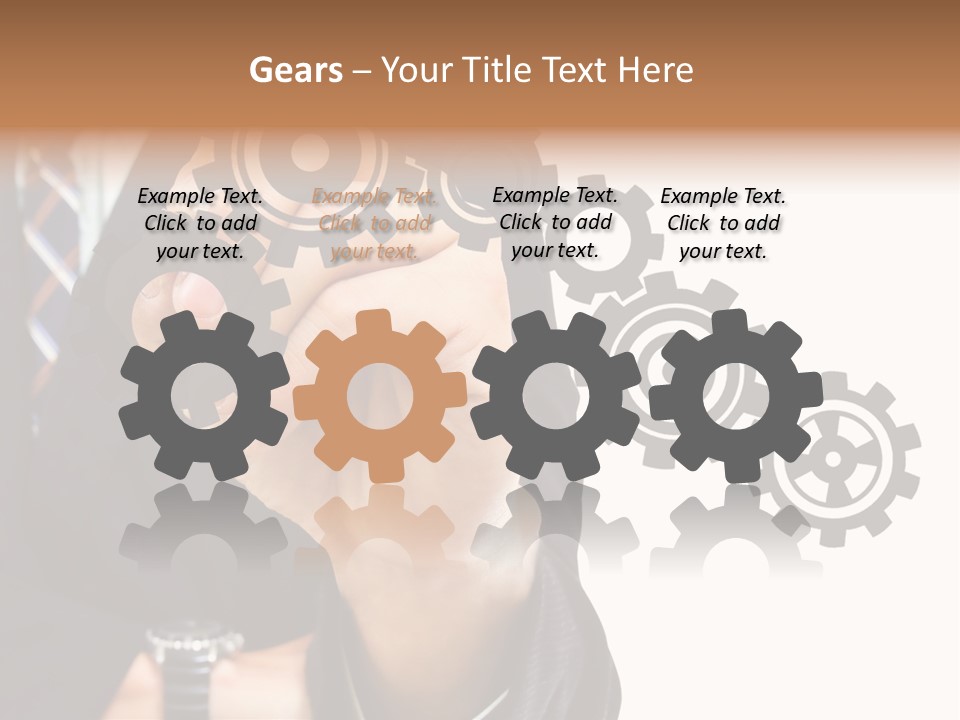 Target Gain Showing PowerPoint Template
