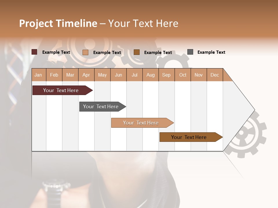 Target Gain Showing PowerPoint Template