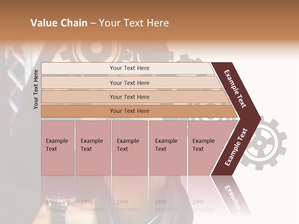 Target Gain Showing PowerPoint Template