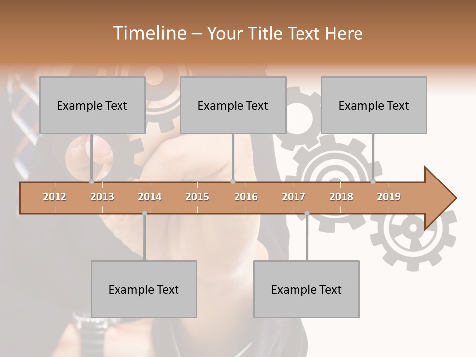 Target Gain Showing PowerPoint Template