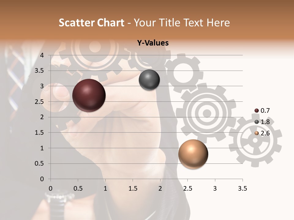 Target Gain Showing PowerPoint Template