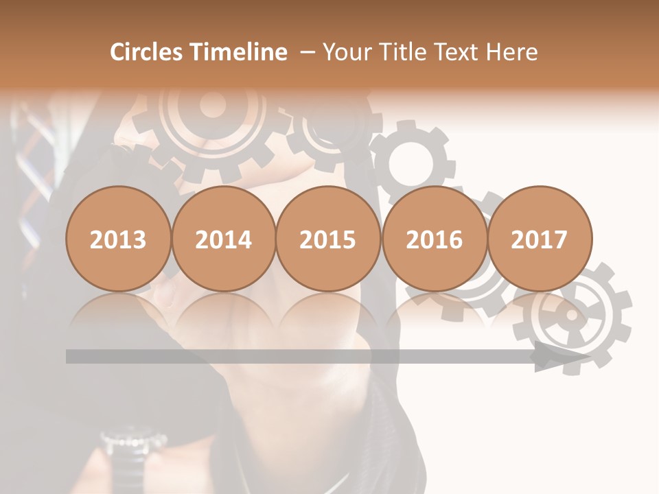 Target Gain Showing PowerPoint Template