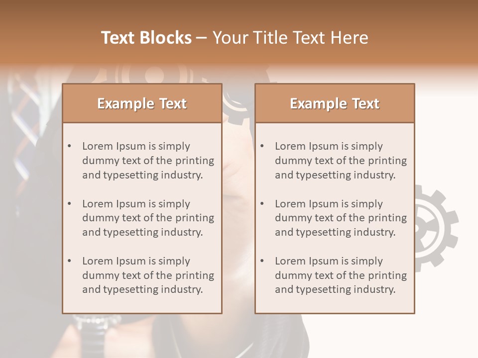Target Gain Showing PowerPoint Template