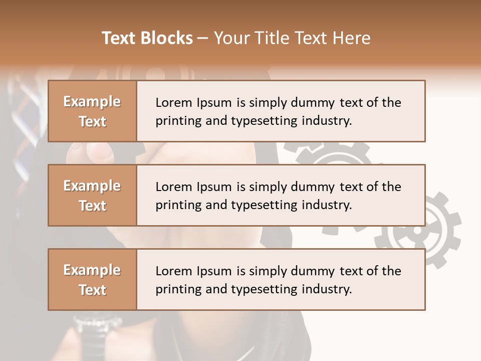 Target Gain Showing PowerPoint Template