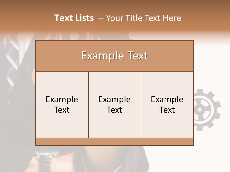Target Gain Showing PowerPoint Template