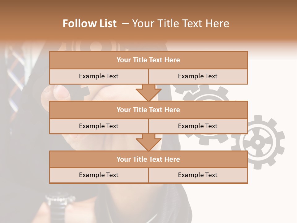 Target Gain Showing PowerPoint Template