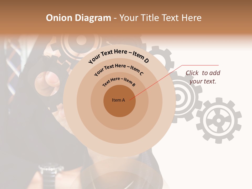 Target Gain Showing PowerPoint Template