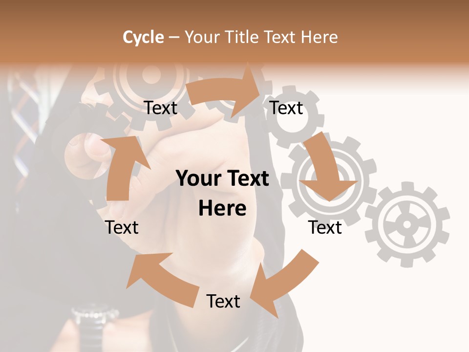 Target Gain Showing PowerPoint Template