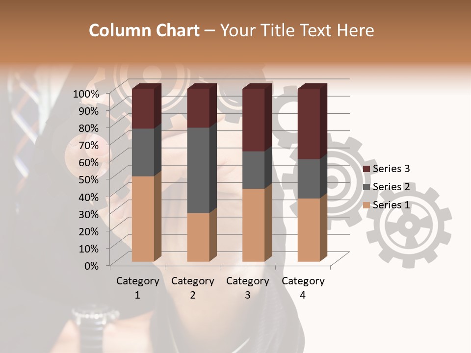 Target Gain Showing PowerPoint Template