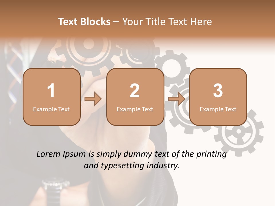 Target Gain Showing PowerPoint Template