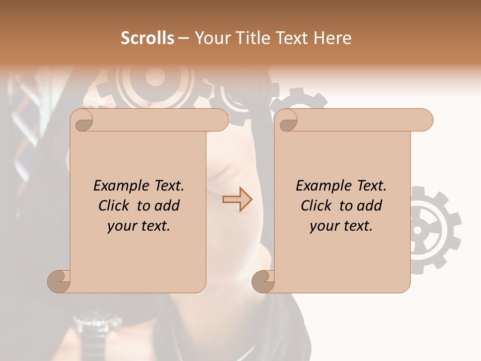 Target Gain Showing PowerPoint Template