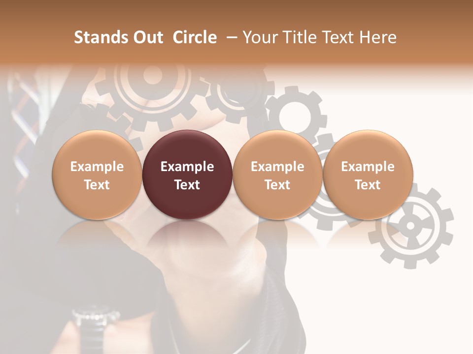 Target Gain Showing PowerPoint Template