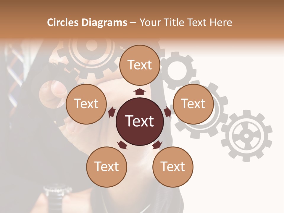 Target Gain Showing PowerPoint Template
