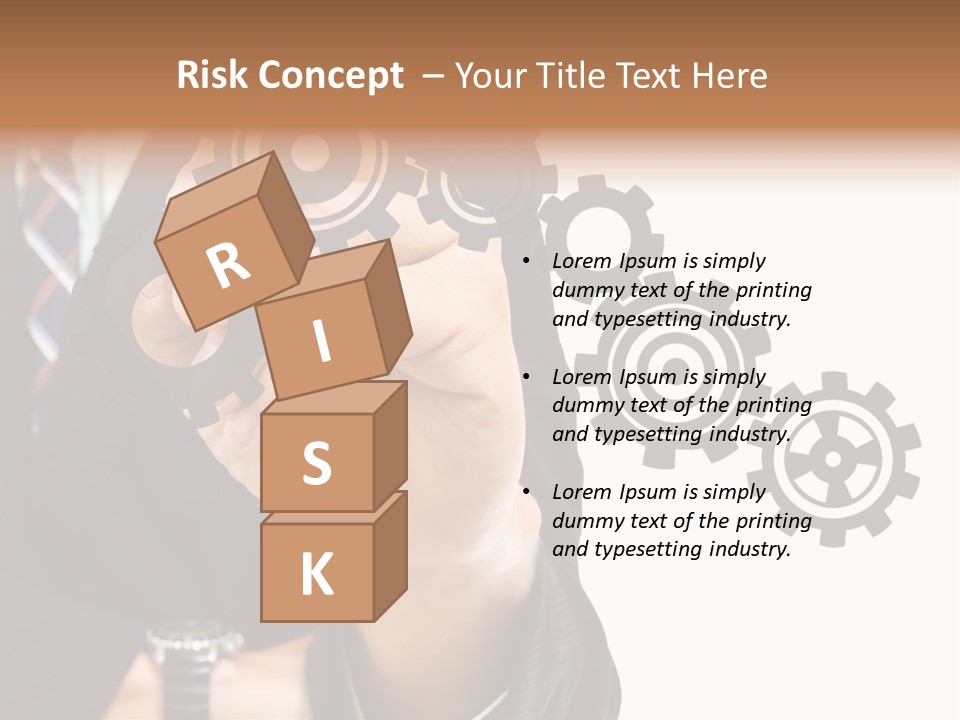 Target Gain Showing PowerPoint Template