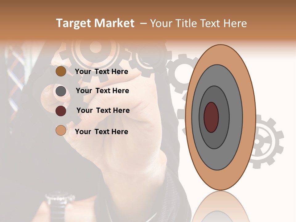 Target Gain Showing PowerPoint Template