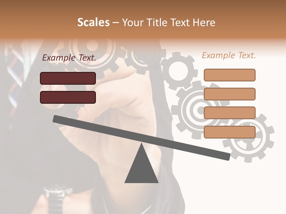 Target Gain Showing PowerPoint Template