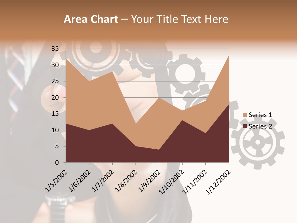 Target Gain Showing PowerPoint Template