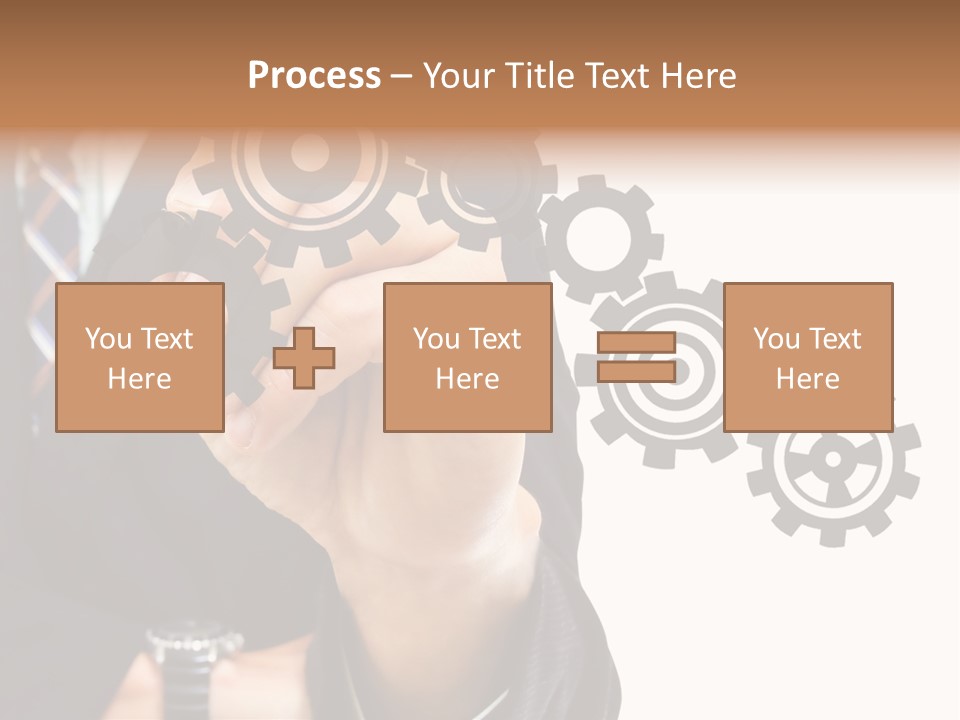 Target Gain Showing PowerPoint Template