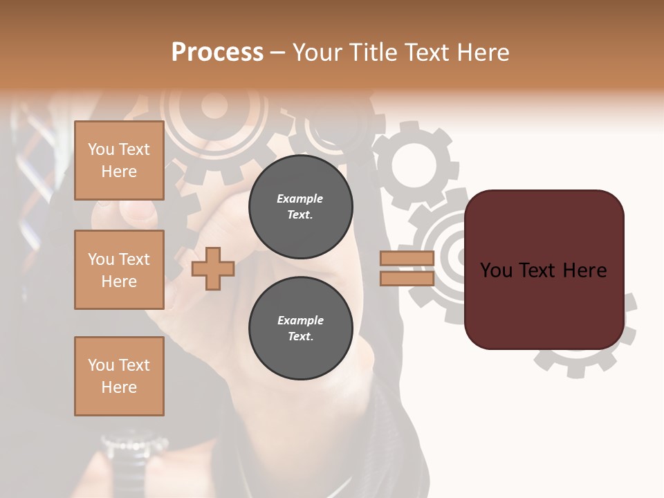 Target Gain Showing PowerPoint Template