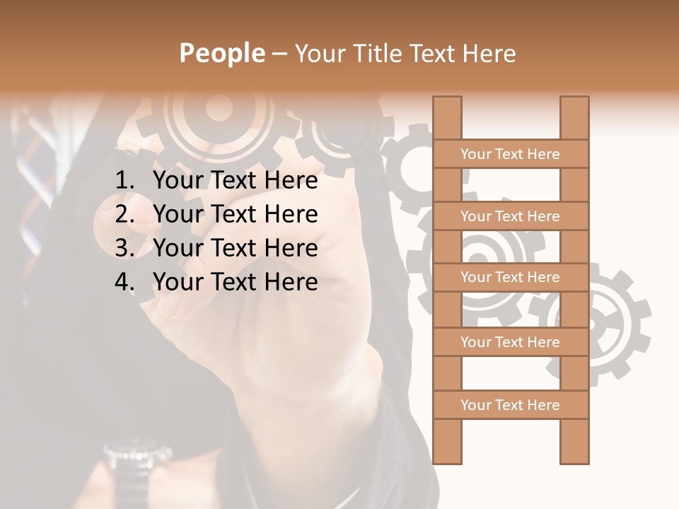 Target Gain Showing PowerPoint Template