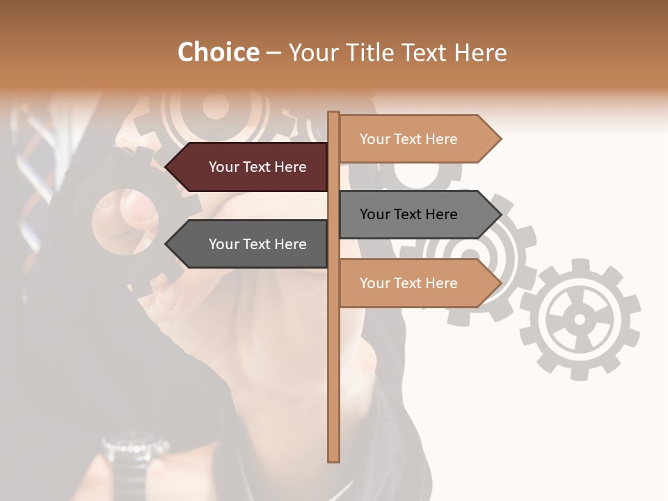 Target Gain Showing PowerPoint Template