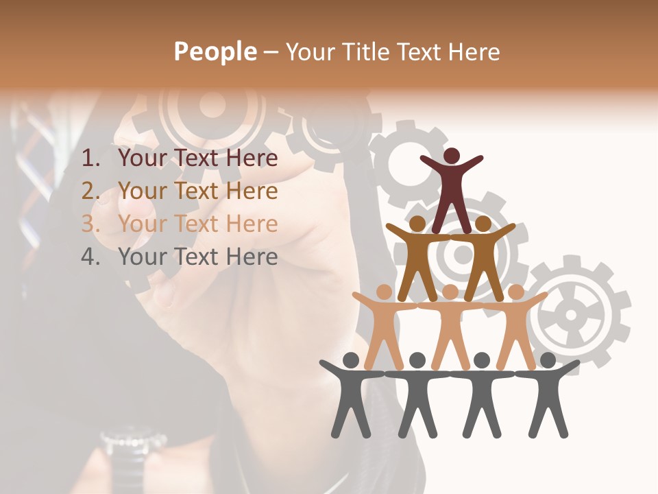 Target Gain Showing PowerPoint Template