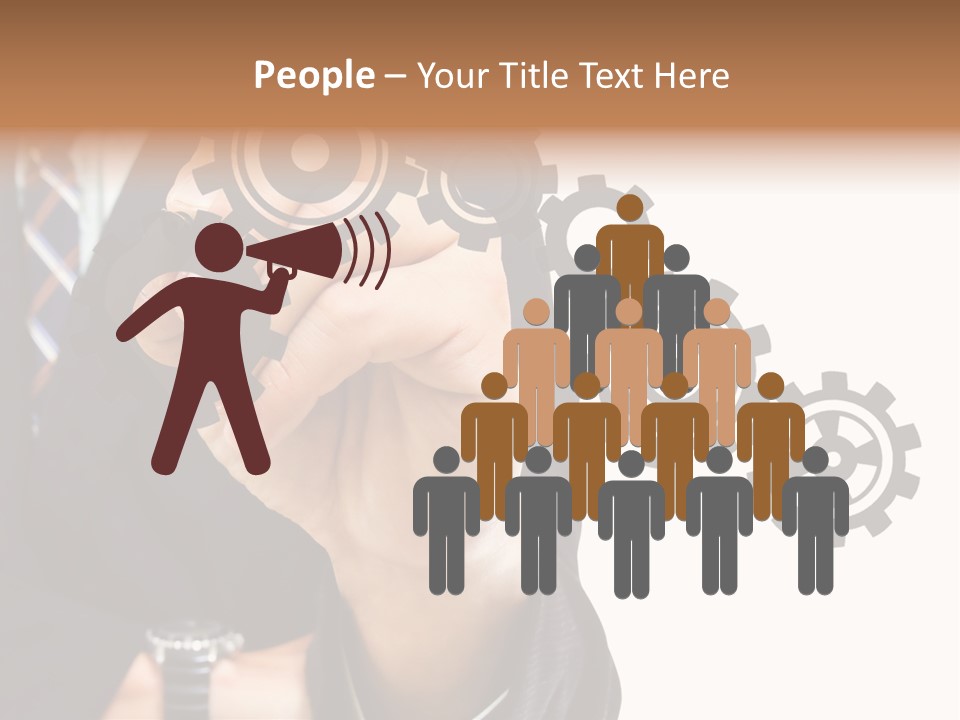 Target Gain Showing PowerPoint Template