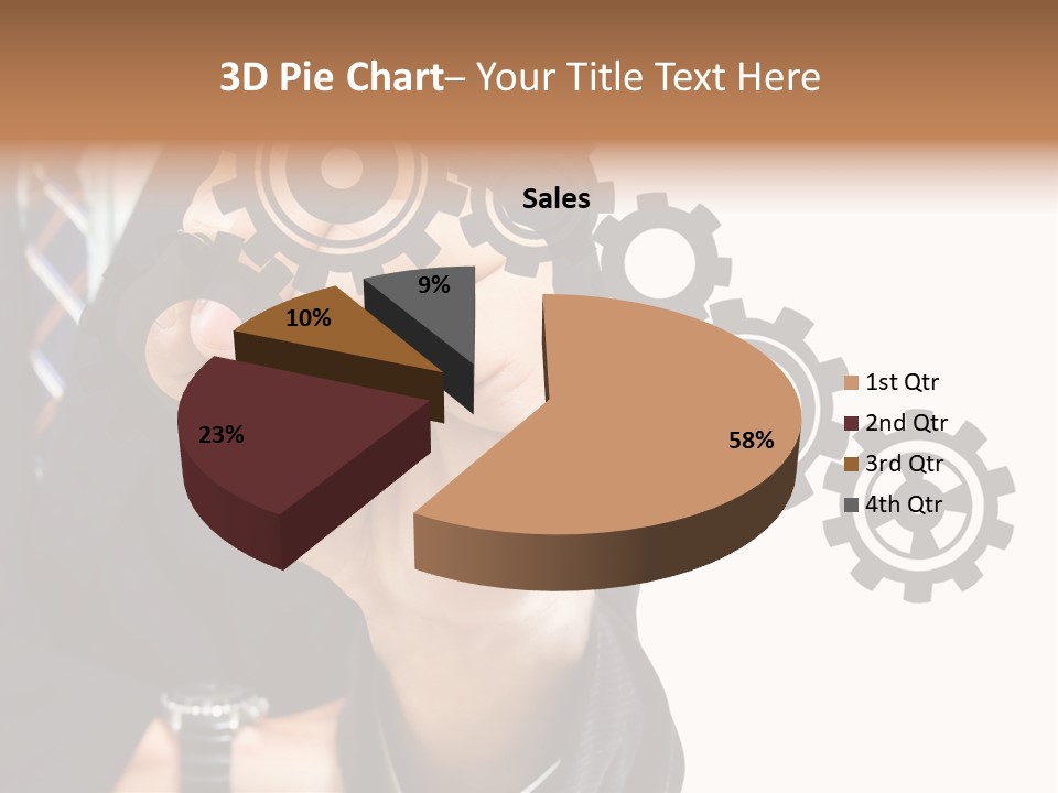 Target Gain Showing PowerPoint Template