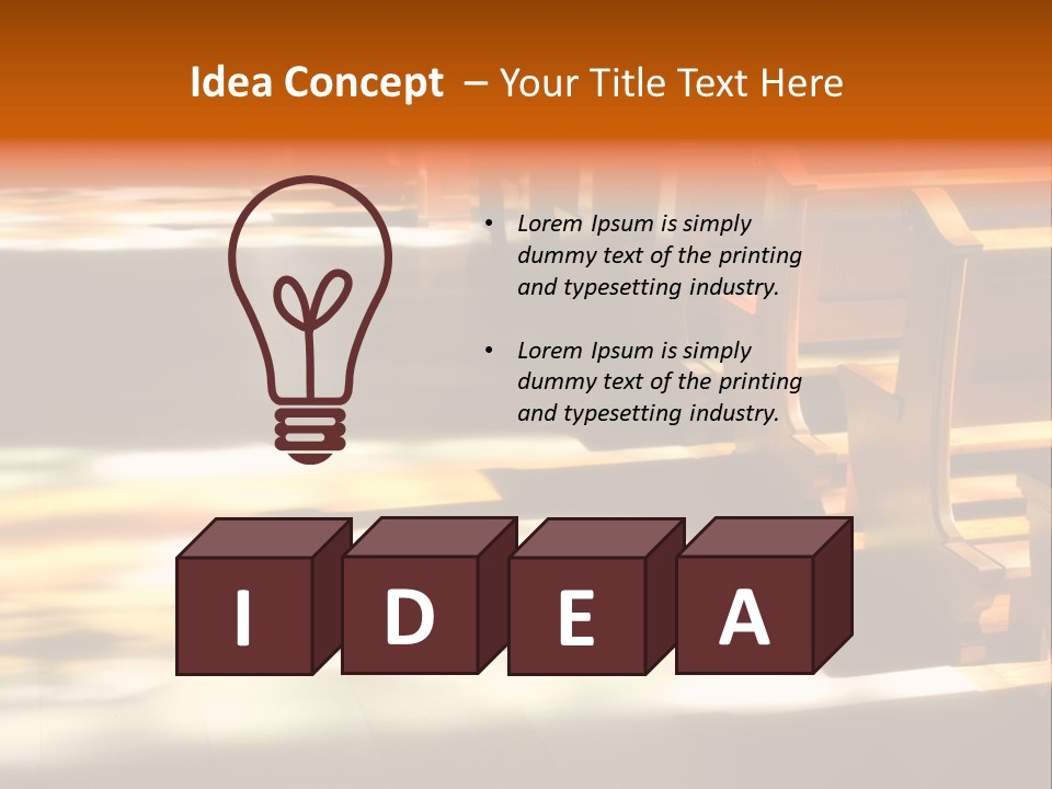 Detail Decoration Holy PowerPoint Template