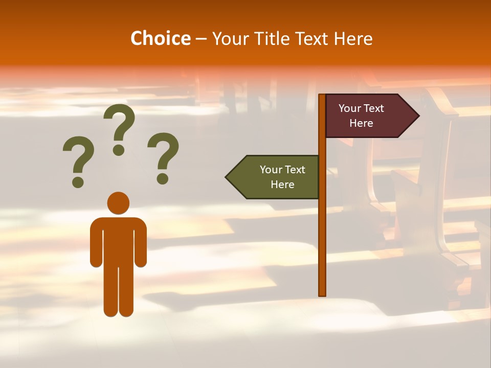 Detail Decoration Holy PowerPoint Template
