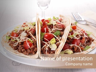 Tomato Sauce Salad PowerPoint Template