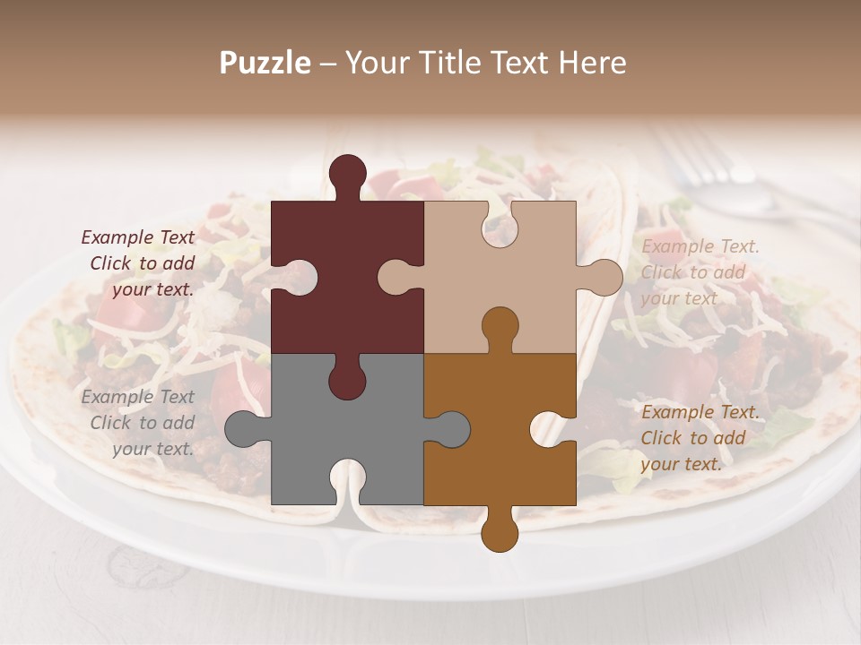 Tomato Sauce Salad PowerPoint Template