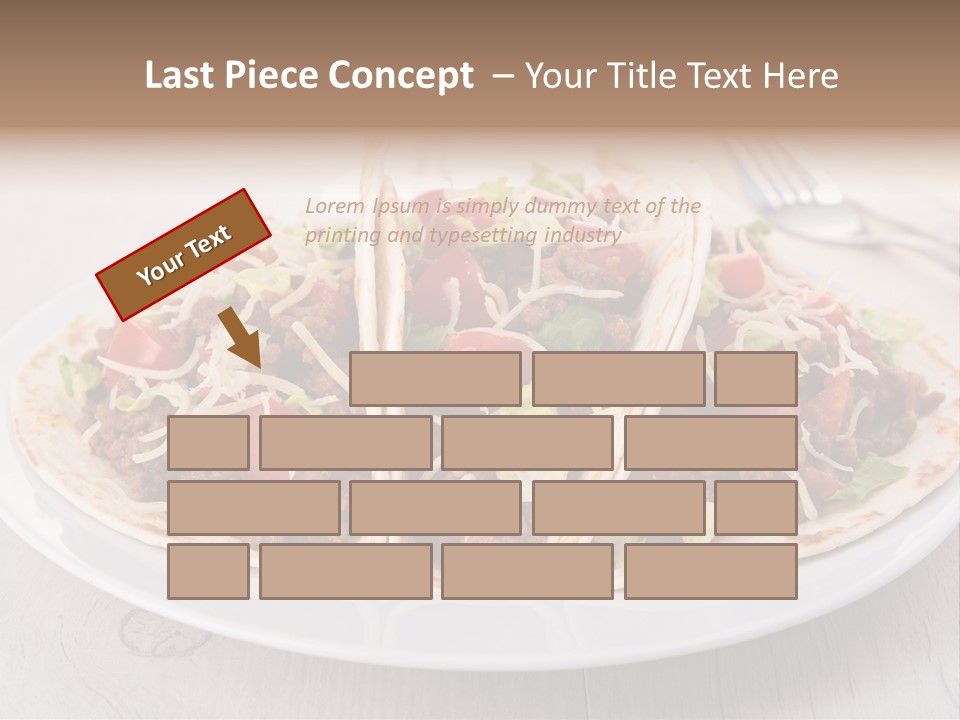 Tomato Sauce Salad PowerPoint Template