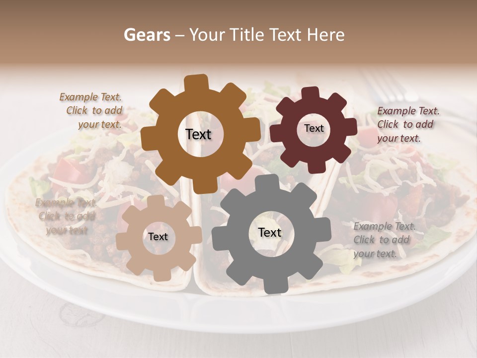 Tomato Sauce Salad PowerPoint Template