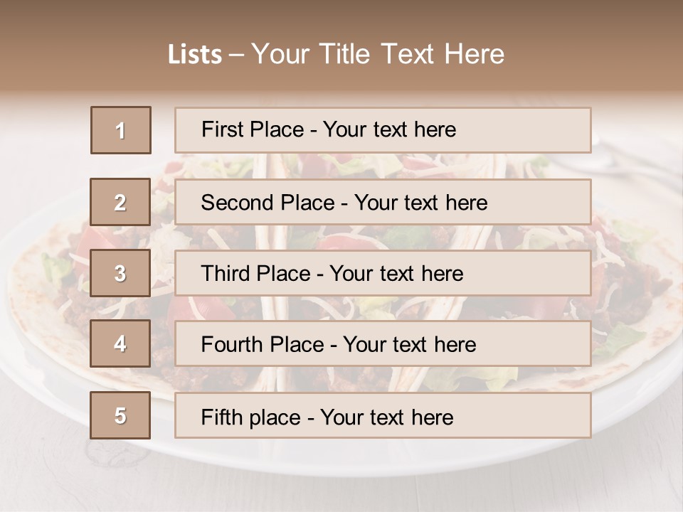 Tomato Sauce Salad PowerPoint Template