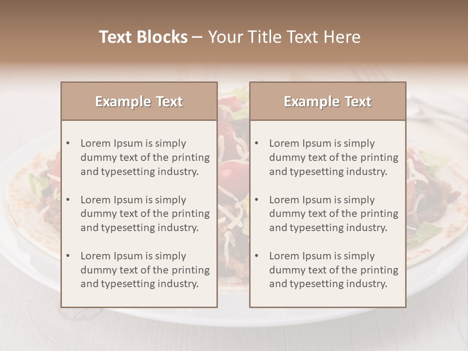 Tomato Sauce Salad PowerPoint Template