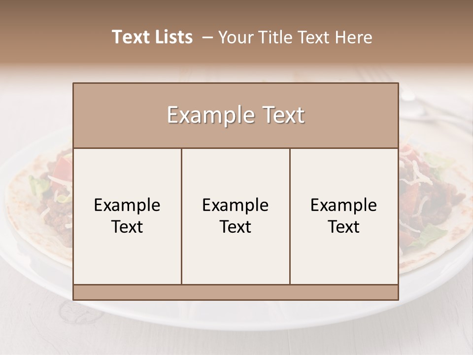 Tomato Sauce Salad PowerPoint Template