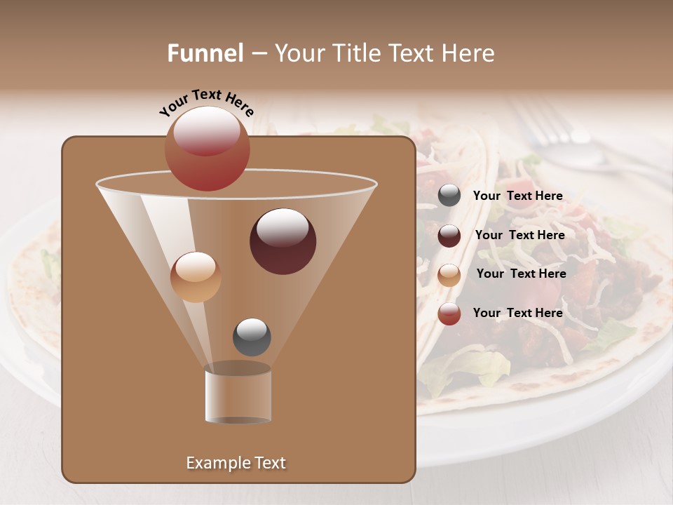 Tomato Sauce Salad PowerPoint Template