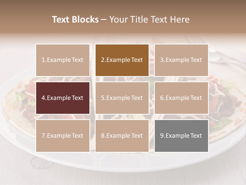 Tomato Sauce Salad PowerPoint Template