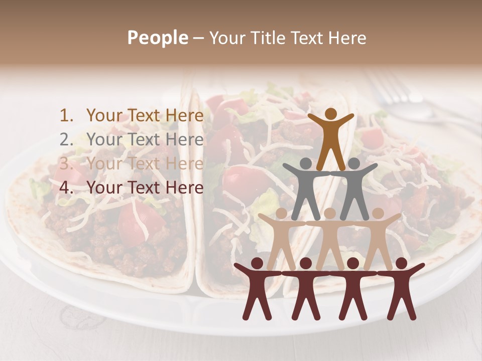 Tomato Sauce Salad PowerPoint Template