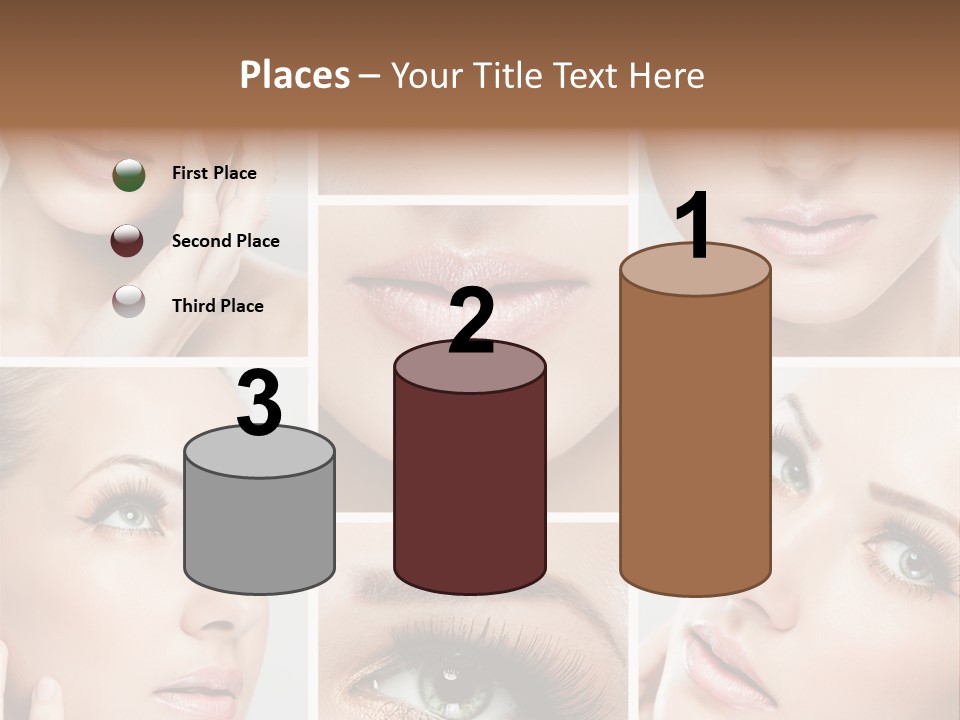 Woman Cosmetics Young PowerPoint Template