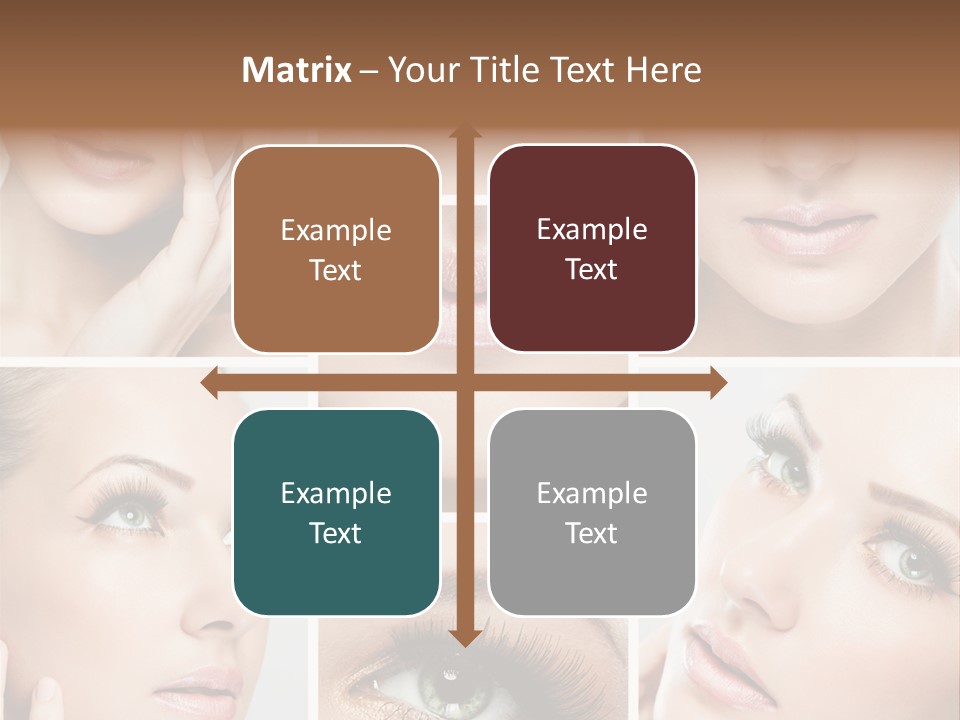 Woman Cosmetics Young PowerPoint Template