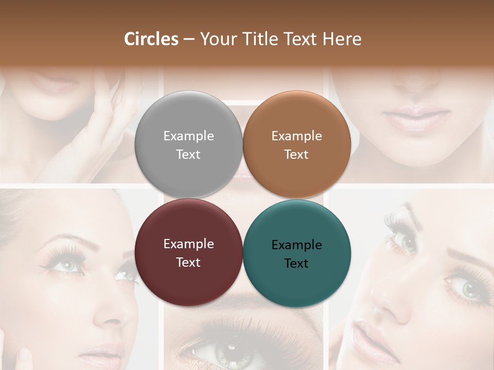 Woman Cosmetics Young PowerPoint Template
